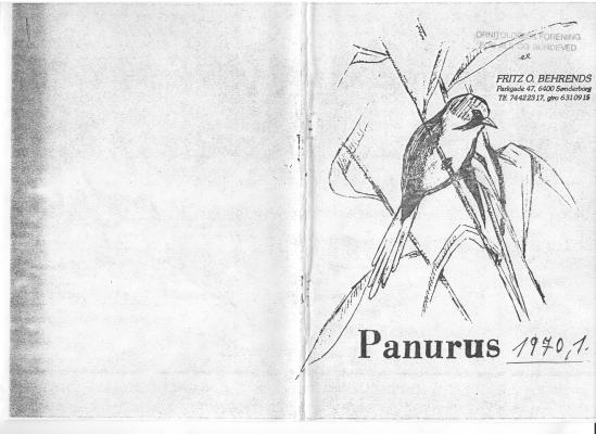 frim-per Panurus 1970 nummer 1 custom text