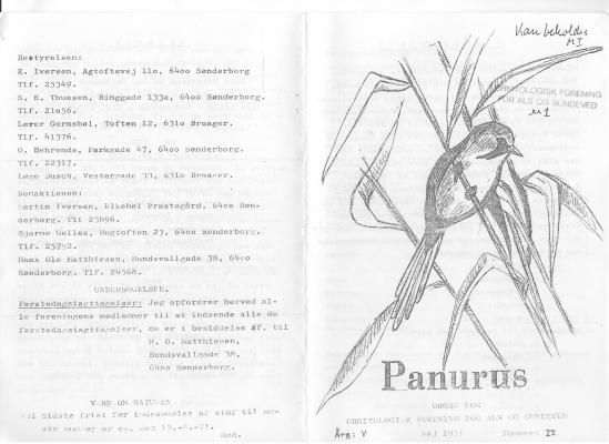 frim-per Panurus 1971 nummer 2 custom text